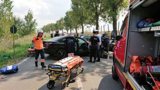 Dezastru in Arges! Opt persoane, printre care trei gravide si doi copii, implicati intr-un cumplit accident rutier