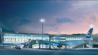 Primul aeroport construit in Romania in ultimii 50 de ani incepe sa prinda contur. In Brasov se lucreaza la foc continuu