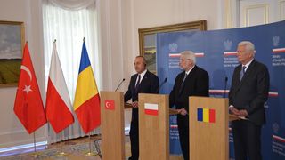 Ministrul de Externe, discutii cu omologii turci si polonezi cu privire la securitatea din zona noastra