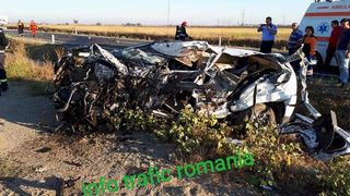Accident mortal la Caracal! O masina a intrat cu 160km/h intr-un TIR