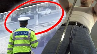 Scene incredibile petrecute in plina strada, in Romania! Politist amenintat cu sabia de un individ cu antecedente penale - EXCLUSIV