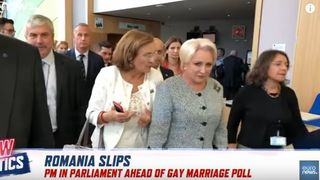 Viorica Dancila a fugit de jurnalisti, la Bruxelles
