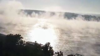 Fenomen ciudat in Galati! Dunarea a inceput sa "fiarba"!