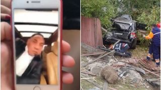 Un interlop din Craiova a murit in timpul unui videocall facut la volan. Imagini dramatice surprinse LIVE - Barbatul conducea un Porsche Cayenne