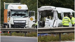 Doi morţi şi patru răniţi &icirc;n urma unui grav accident pe o autostradă din Marea Britanie