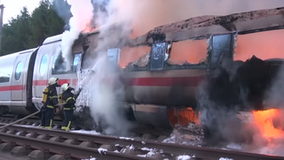 Pasagerii unui TGV german pe ruta Koln-Munchen, evacuaţi în urma unui incendiu