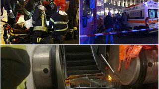 Momentul dramatic de la metroul din Roma, unde zeci de oameni au fost răniţi! Imagini cu un puternic impact emoţional