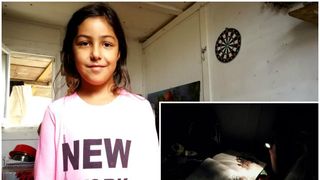 Ştefi, o fetiţa de numai 8 ani din Capitală, care învaţă la lumina lanternei, riscă să ajungă din nou în stradă. Primăria nu poate promite familiei nici măcar un container