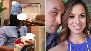 A postat pe Facebook poze cu soţia sa moartă &icirc;n sicriu şi cu fetiţa lor decedată pe pieptul mamei. Motivul care l-a &icirc;mpins să facă acest gest &icirc;ţi va rupe inima