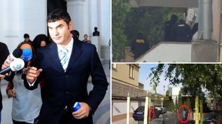 Noi imagini de la percheziţiile la locuinţa lui Cristi Borcea. Oamenii legii verifică documente