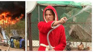 Un incendiu de proporţii a izbucnit la un depozit de dezmembrări auto din Craiova. Localnicii au &icirc;nceput să-şi evacueze casele şi animalele de urgenta