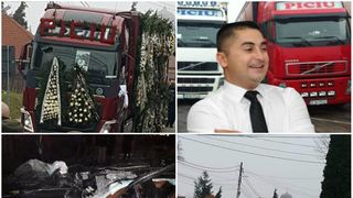 Cătălin, zis ”Piciu”, a fost condus pe ultimul drum de zeci de TIR-uri. Tânărul a pierit într-un accident teribil la Bengeşti Ciocadia