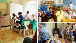 Cabinetul stomatologic pe roţi! Ambulanţa z&acirc;mbetului străbate ţara &icirc;n lung şi-n lat pentru a trata copiii de la sate