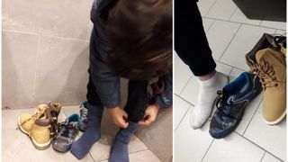 &Icirc;ţi vor da lacrimile. Un copil de 11 ani din Satu Mare cere bani oamenilor, nu pentru jucării, ci pentru a-şi creşte sora &icirc;n v&acirc;rstă de 1 an