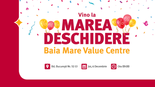 Pe 6 decembrie se deschide Altex Baia Mare