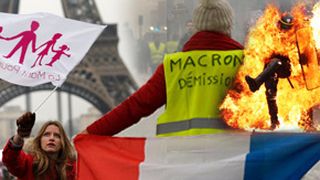 Violenţele din Franţa capătă proporţii greu de imaginat! Mii de studenţi şi liceeni au protestat &icirc;n marile oraşe ale ţării