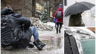 Poleiul a făcut pagube uriaşe în toată ţara!  Accidentele s-au ţinut lanţ din cauza vremii rele