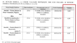 Valoarea bunurilor donate este zero, in viziunea lui Oprea