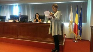 Tomnita Florescu este cea care a fost desemnata viceprimar din partea ALDE in locul lui Tudy. Este nora unui fost ministru comunist