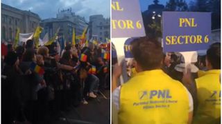 Peste 20.000 de oameni participa la mitingul PNL din Piata Revolutiei. Dacian Ciolos: "Romania nu se mai poate construi pe lideri mesianici, e nevoie ca fiecare dintre noi sa-si asume schimbarea"