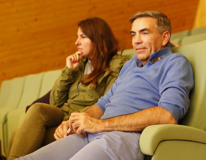 Hilde Brandl, alaturi de partenerul sau de afaceri si de viata, Dragos Atanasiu