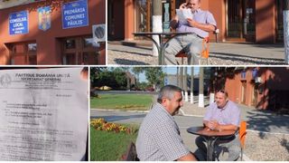 Scandal intr-o comuna din Arad. Viceprimarul demis si-a instalat biroul in strada - De ce nu vrea sa renunte la functie