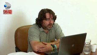 Mihai Gotiu, vicepresedintele Senatului, singur in Palatul Parlamentului