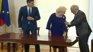 Dancila s-a intalnit cu premierul Spaniei. Ce gafa a facut premierul nostru si cum a taiat Guvernul imaginile din inregistrare