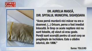 Audieri la Spitalul de Arsi din Sighisoara. Perne pline de sange si mucegaite. Conditii mizere in spitalele din Romania