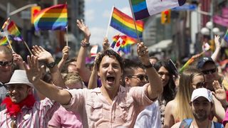 Justin Trudeau, primul premier canadian care participa la o parada gay