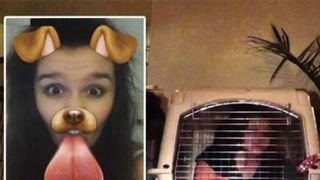 Inchisa in cusca si hranita cu mancare pentru caini din cauza unei poze. Asa si-a pedepsit un tata fiica de 17 ani