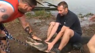 S-au urcat pe spatele aligatorului pentru a se fotografia, insa distractia i-a costat! Cum a platit acest barbat pentru distactia periculoasa