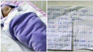 A gasit un bebelus in iarba cu un bilet langa el. Randurile celei care l-a abandonat sunt sfasietoare