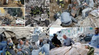 Imaginile dezastrului. Un oras, SPULBERAT de pe harta. Cutremur cu magnitudinea 6,2 in centrul Italiei. Bilantul a crescut la 73 de morti. Alte 150 de persoane sunt disparute