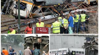 Tren deraiat in nord-vestul Spaniei. Cel putin patru persoane au murit si cateva zeci au fost ranite