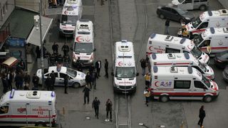 Explozie puternica in Turcia. O motocicleta capcana a fost detonata. Nimeni nu a murit