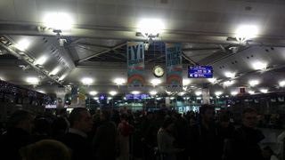 Coada la aeroport in Istanbul