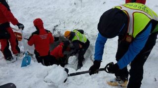 Sase salvatori au murit in Italia, in urma prabusirii unui elicopter in regiunea afectata de avalansa
