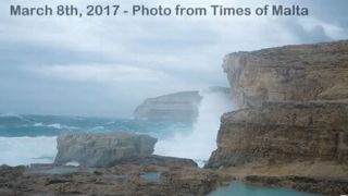 Veste devastatoare! Fereastra de Azur, din Malta, s-a prabusit in mare