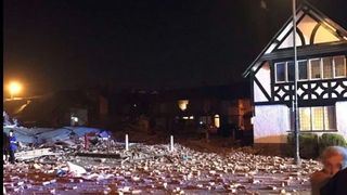 Explozie in Marea Britanie, la Liverpool: 34 de persoane ranite si mai multe cladiri distruse