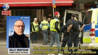 Suedia: Un suspect arestat a revendicat atentatul terorist de la Stockholm