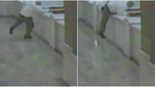 Un barbat acuzat de agresiune si crima s-a aruncat de la balcon, in sala de judecata! Momentul halucinant a fost surprins de camerele de supraveghere