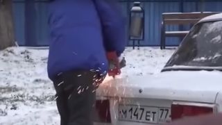 Nervos ca si-a gasit locul de parcare ocupat, a facut un gest extrem - VIDEO