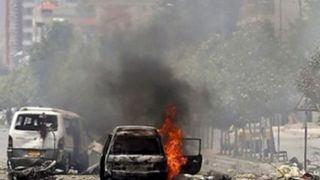 Detalii infioratoare despre atentatul in care 8 militari romani au fost raniti. Zeci de copii au fost aruncati in aer odata cu blindatul soldatilor