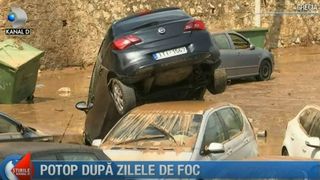 Blestemul asupra Greciei, de neoprit! Dupa zile de foc, Grecia este maturata de inundatii