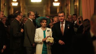 FOTO Eleganta! Parada palariilor la petrecerea regala de la Castelul Peles