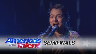 Laura Bretan a ridicat din nou juriul in picioare in semifinala concursului "America's Got Talent"