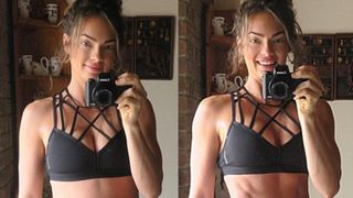 Aceasta fotografie a fost realizata la o diferenta de 3 secunde! O antrenoare de fitness dezvaluie secretul "trupului perfect"