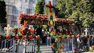 In fiecare an, aranjamentul floral a aratat altfel