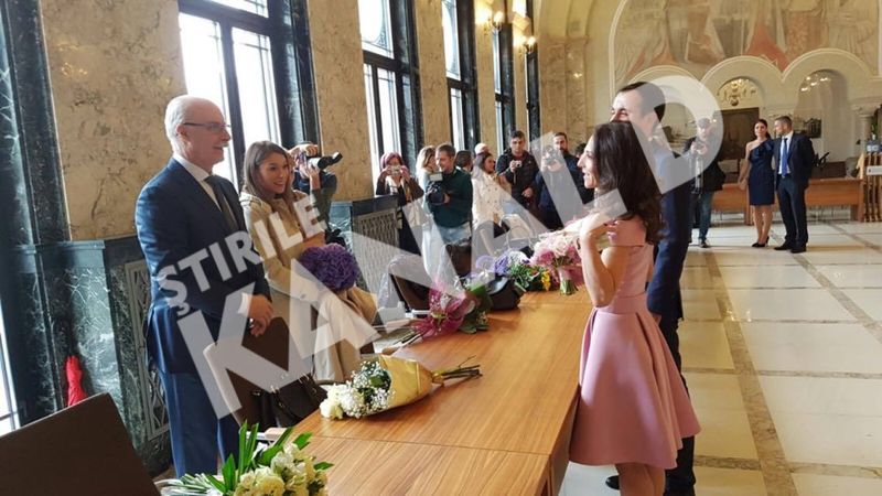 La ceremonie au participat si fostii antrenori ai Andreei, Octavian Bellu si MAriana Bitang
